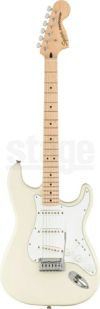 Squier Affinity Series&#174; Stratocaster&#174;, Maple Fingerboard, White Pickguard, Olympic White