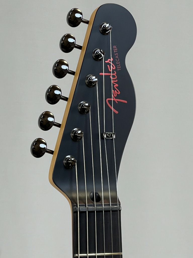 Fender Made in Japan Limited Hybrid II Telecaster®, Noir, Rosewood Fingerboard, Blackヘッド表