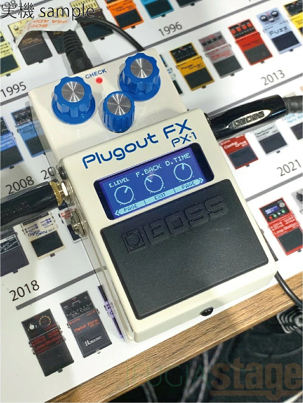 BOSSPX-1PlugoutFXボスエフェクタープラグアウトエフエックス【Stage-RakutenGuitarAccessory】コンパクトエフェクタータイムレスコンパクトペダル