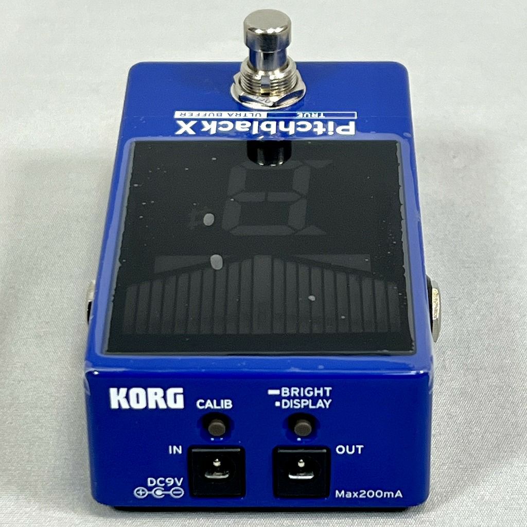 KORG Pitchblack X Blue(PB-X BL) 上面から