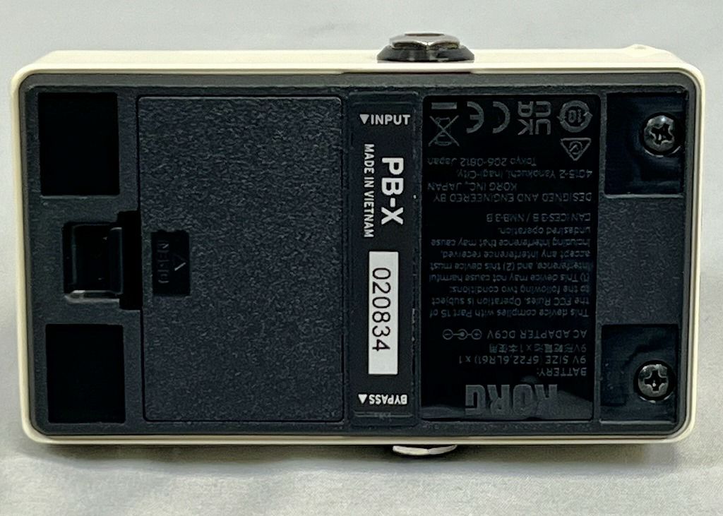 KORG Pitchblack X Cream(PB-X CR) 背面