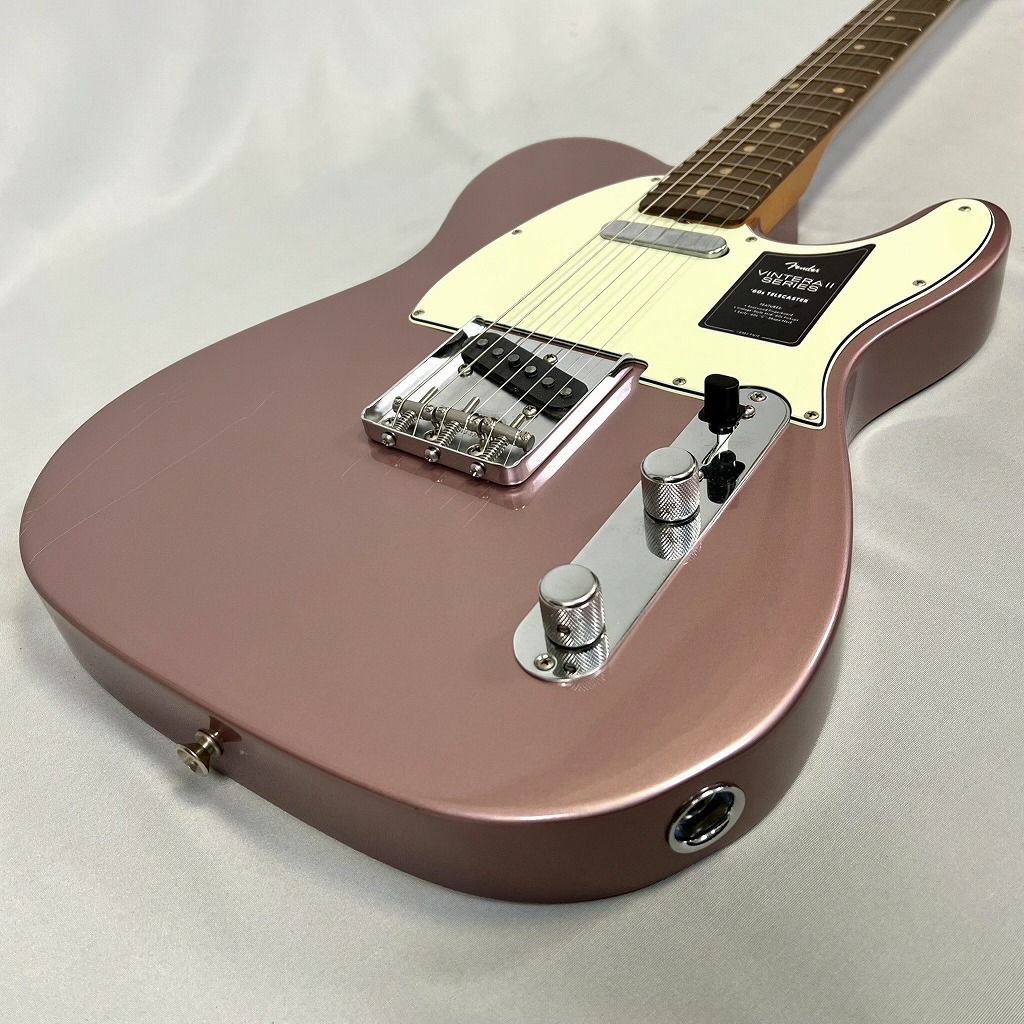  Fender Limited Edition Vintera® II Road Worn® '60s Telecaster®, Rosewood Fingerboard, Burgundy Mist Metallic
