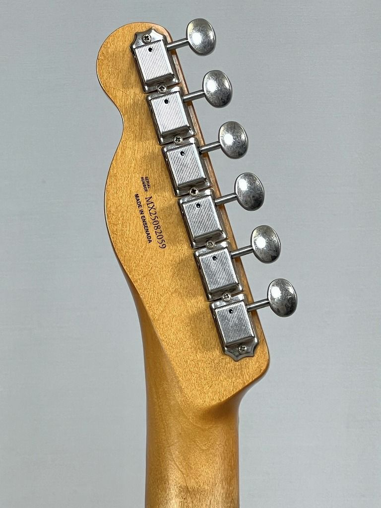  Fender Limited Edition Vintera® II Road Worn® '60s Telecaster®, Rosewood Fingerboard, Burgundy Mist Metallic ヘッド背面
