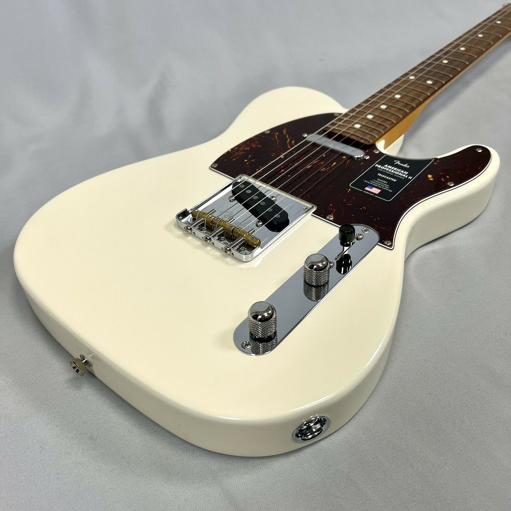 Fender American Professional II Telecaster®, Rosewood Fingerboard, Olympic White【傷アリ】