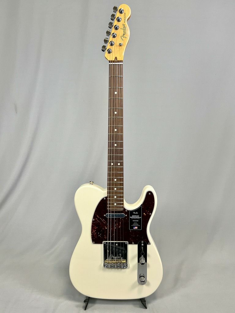 Fender American Professional II Telecaster®, Rosewood Fingerboard, Olympic White【傷アリ】全体像