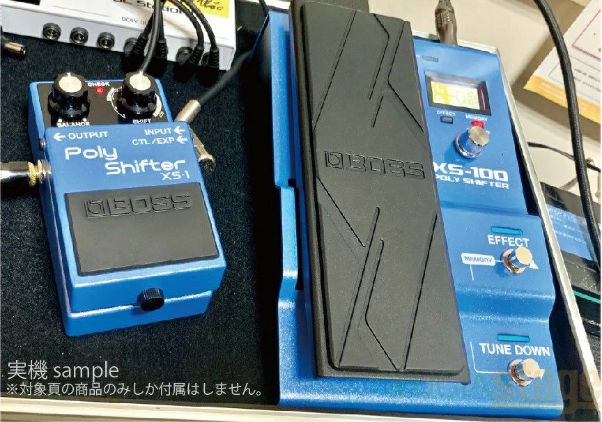 左・BOSS XS-1、右・BOSS XS-100（当店撮影）