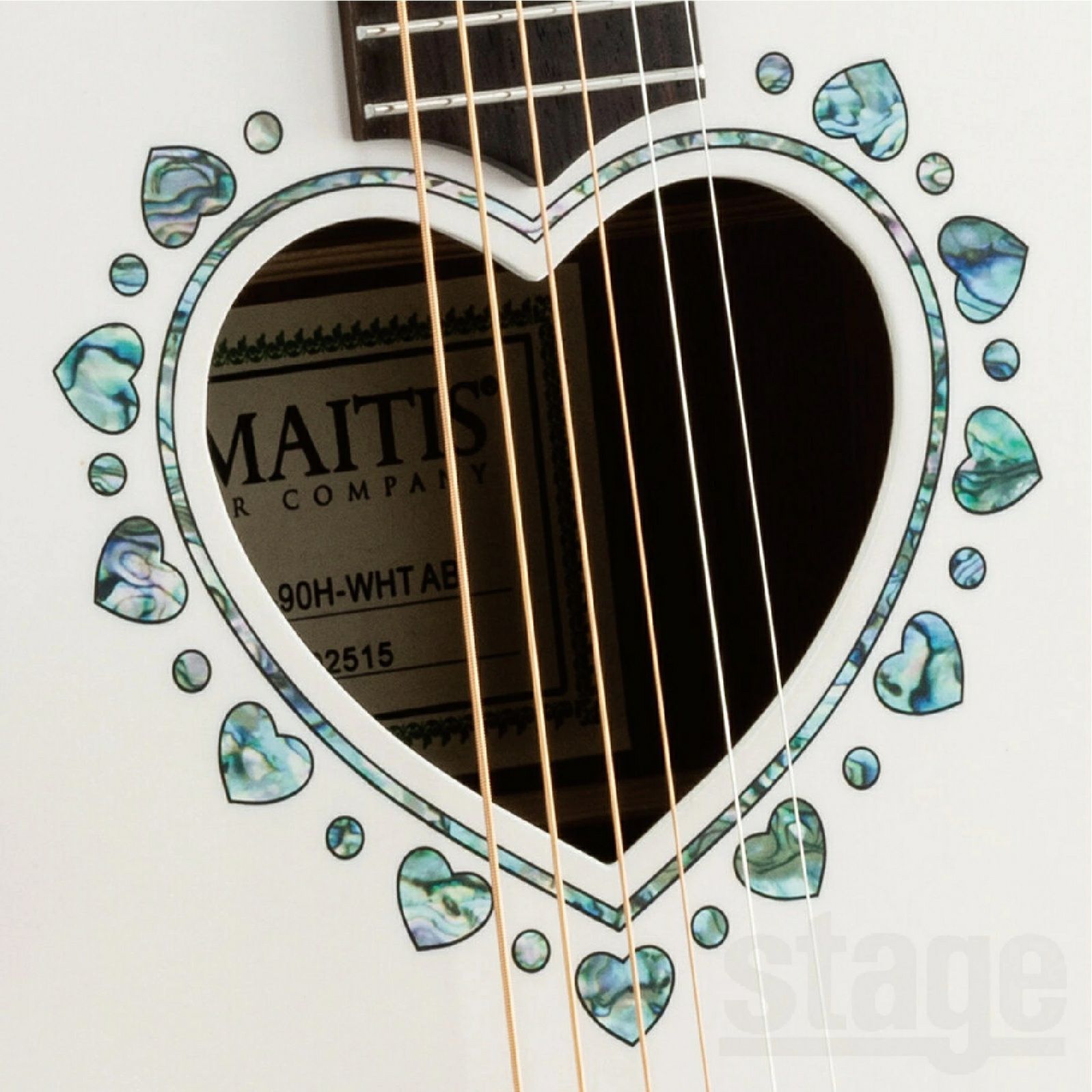 ZEMAITIS CAF-90H Gloss White Abalone ORCHESTRA サウンドホール
