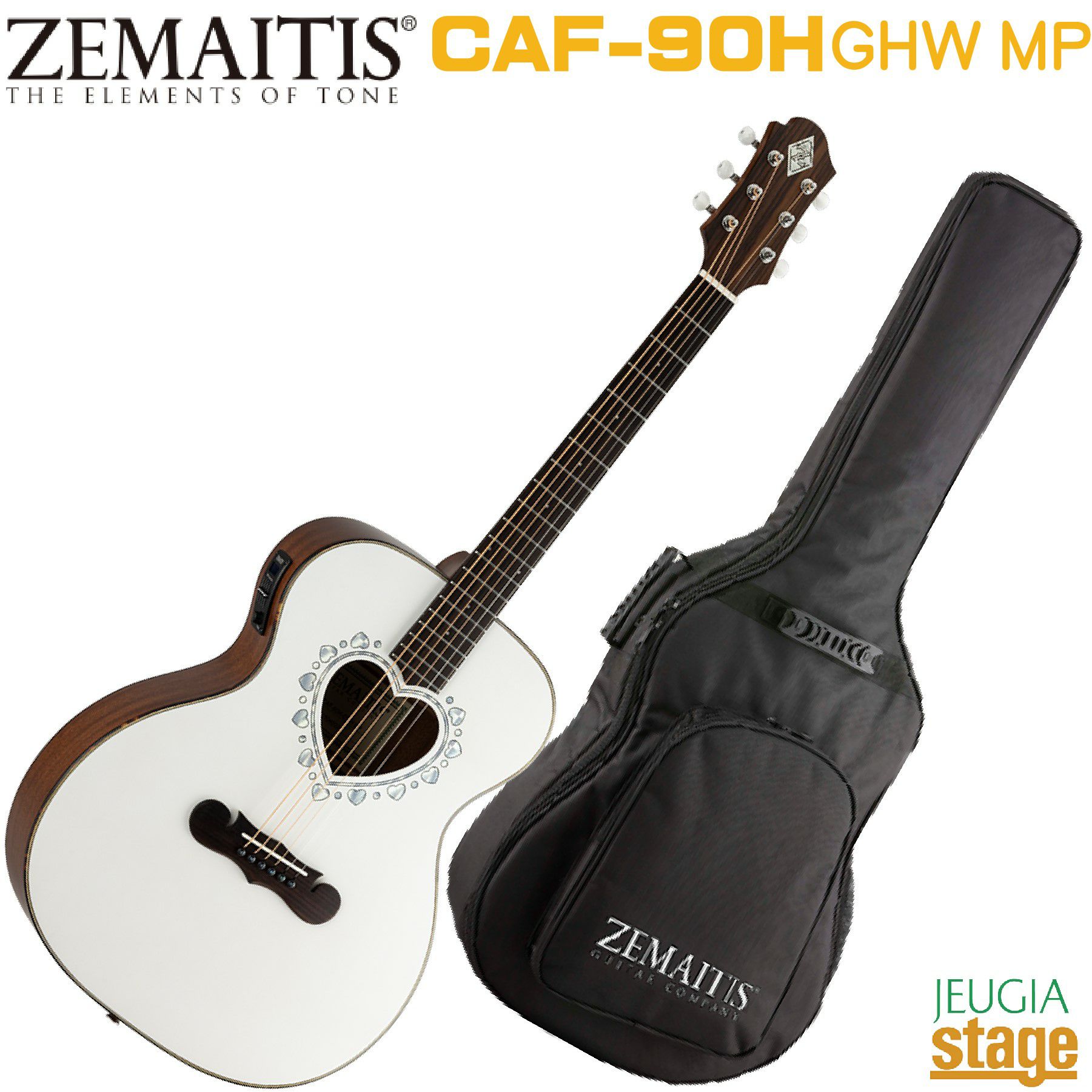 ZEMAITIS CAF-90H Gloss White Mother of Pearl ORCHESTRA