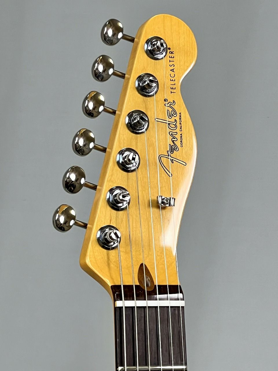 Fender American Professional Classic Hotshot Telecaster®, Rosewood Fingerboard, Faded Sherwood Green Metallicヘッド表