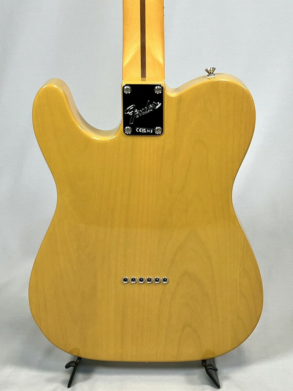 Fender American Professional Classic Telecaster®, Maple Fingerboard, Butterscotch Blondeボディ裏
