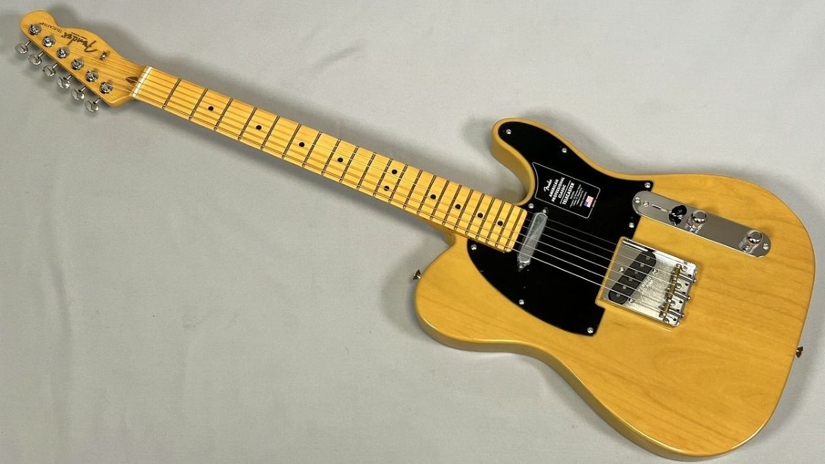 Fender American Professional Classic Telecaster®, Maple Fingerboard, Butterscotch Blonde