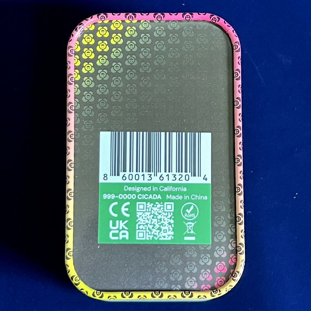 Olinthus CICADA外装・裏