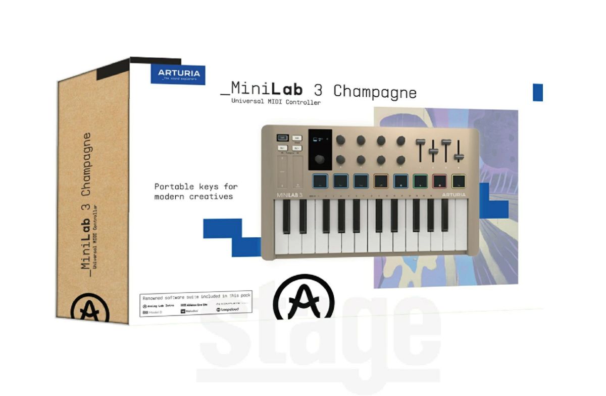 ARTURIA MINILAB3 CHAMPAGNE