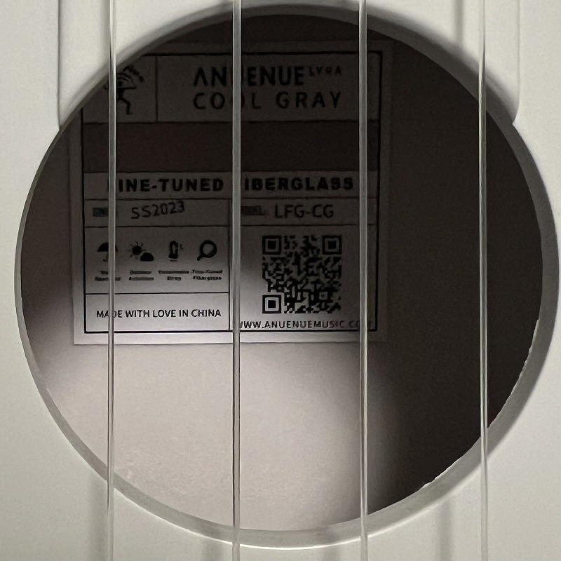 aNueNueLYRAFineTuneFiberGlassLFG-CG(CoolGray)ヘッド表