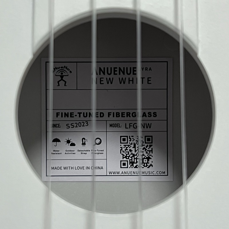 aNueNueLYRAFineTuneFiberGlassLFG-NW(NewWhite)ヘッド表