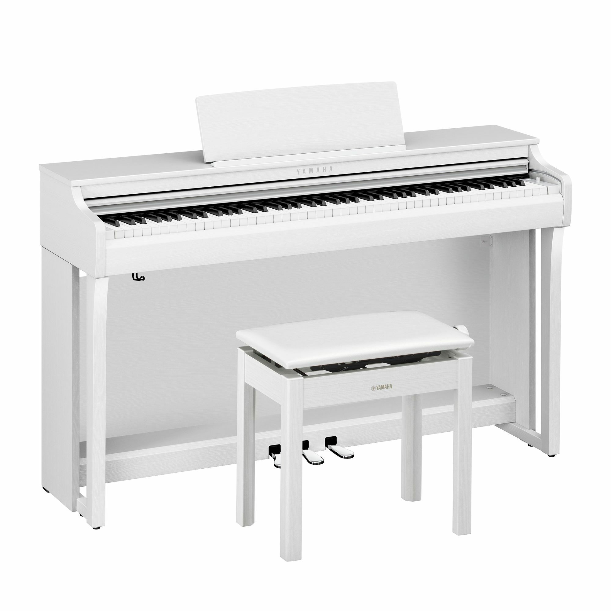 YAMAHA P-225WH 【専用スタンドL-200WH(白)・専用ペダルユニットLP-1WH
