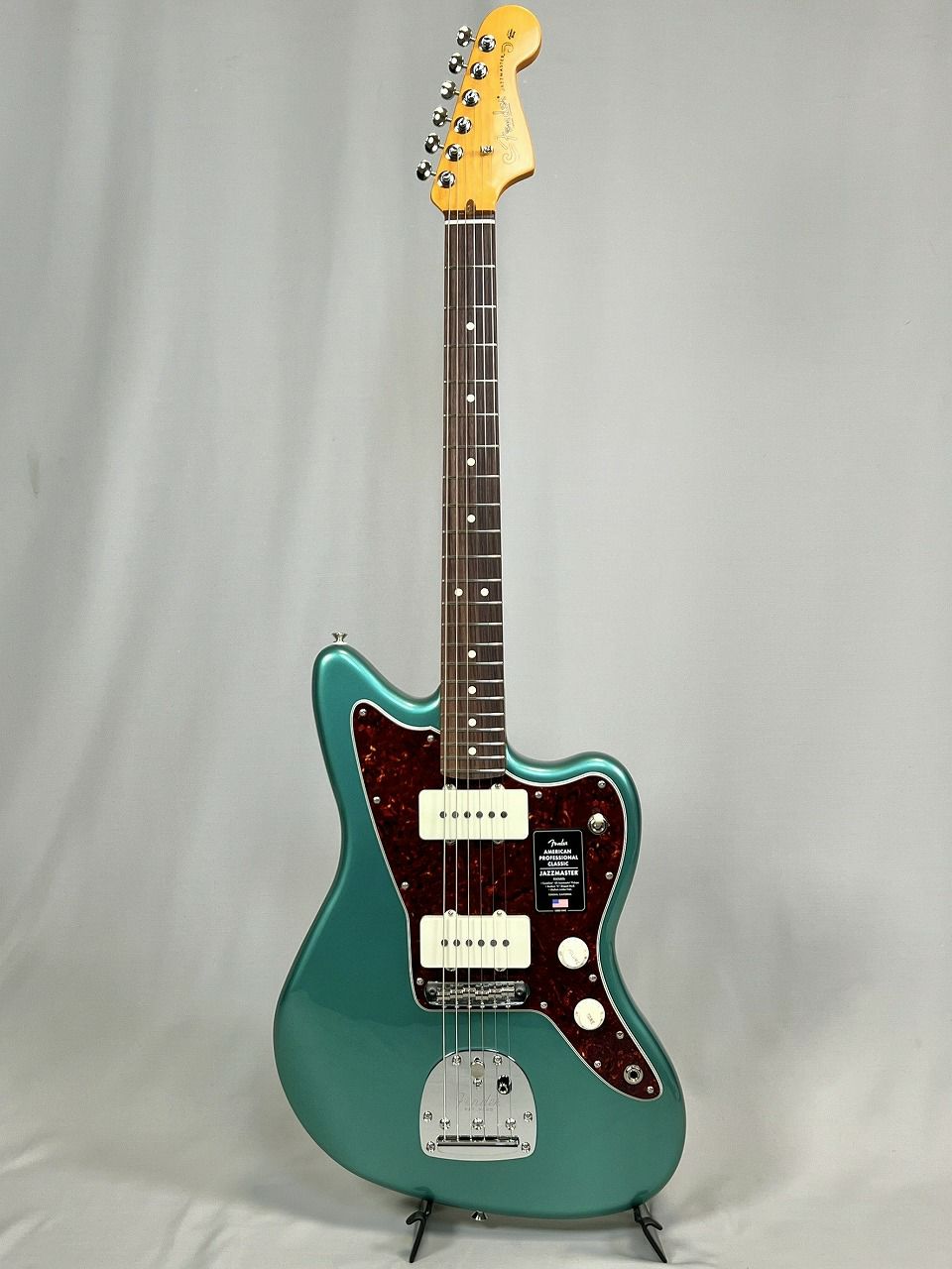 Fender American Professional Classic Jazzmaster®, Rosewood Fingerboard, Faded Sherwood Green Metallic表