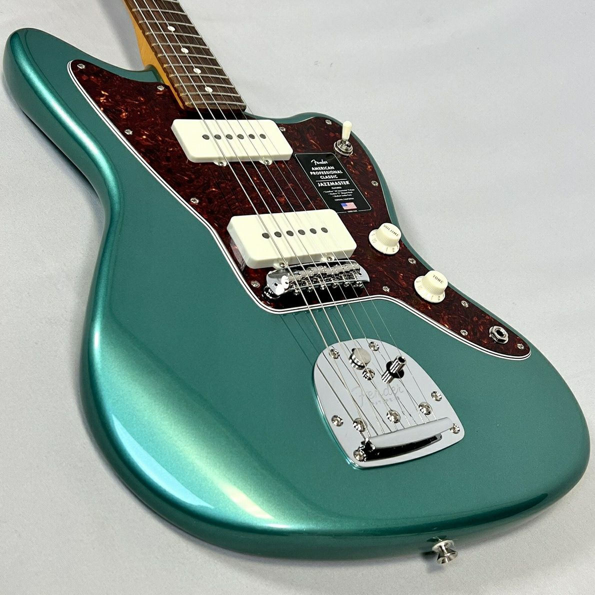Fender American Professional Classic Jazzmaster®, Rosewood Fingerboard, Faded Sherwood Green Metallic
