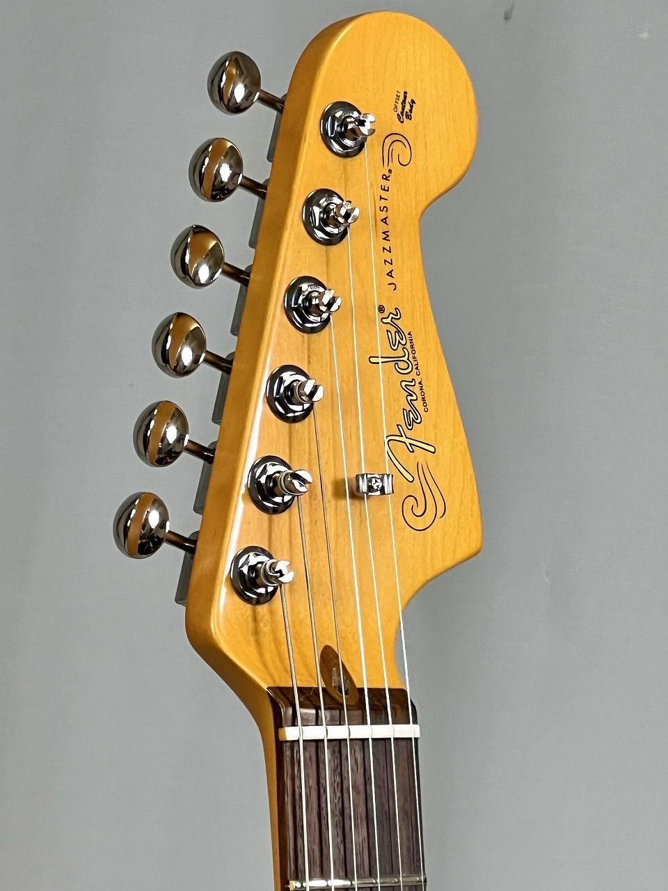 Fender American Professional Classic Jazzmaster®, Rosewood Fingerboard, Faded Sherwood Green Metallicヘッド表