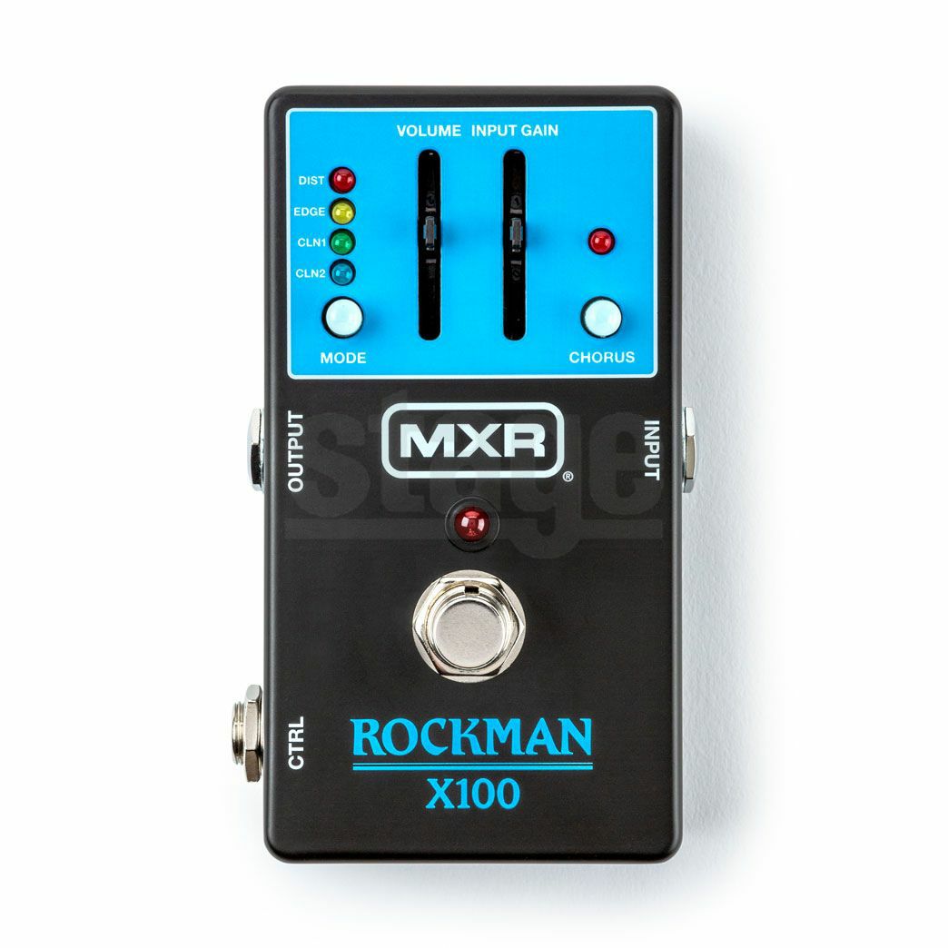  MXR ROCKMAN® X100™ ANALOG TONE PROCESSOR MX100表