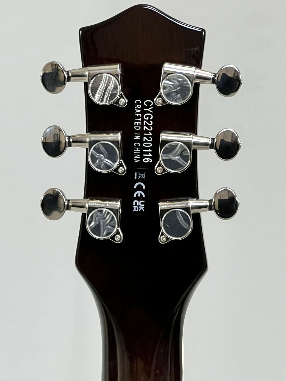 GretschG5210-P90Electromatic®Jet&trade;Two90Single-CutwithWraparound,LaurelFingerboard,BroadwayJadeヘッド裏