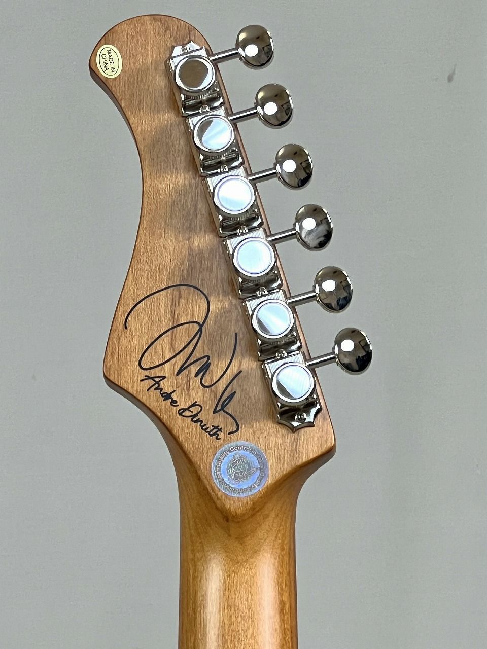 Bacchus TAC24AD-FMH RSM/M BLU-B (Blue Burst)ヘッド裏