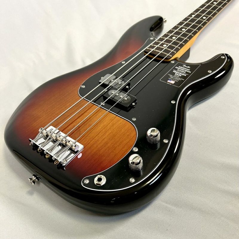 Fender American Professional Classic Precision Bass®, Rosewood Fingerboard, 3-Color Sunburst