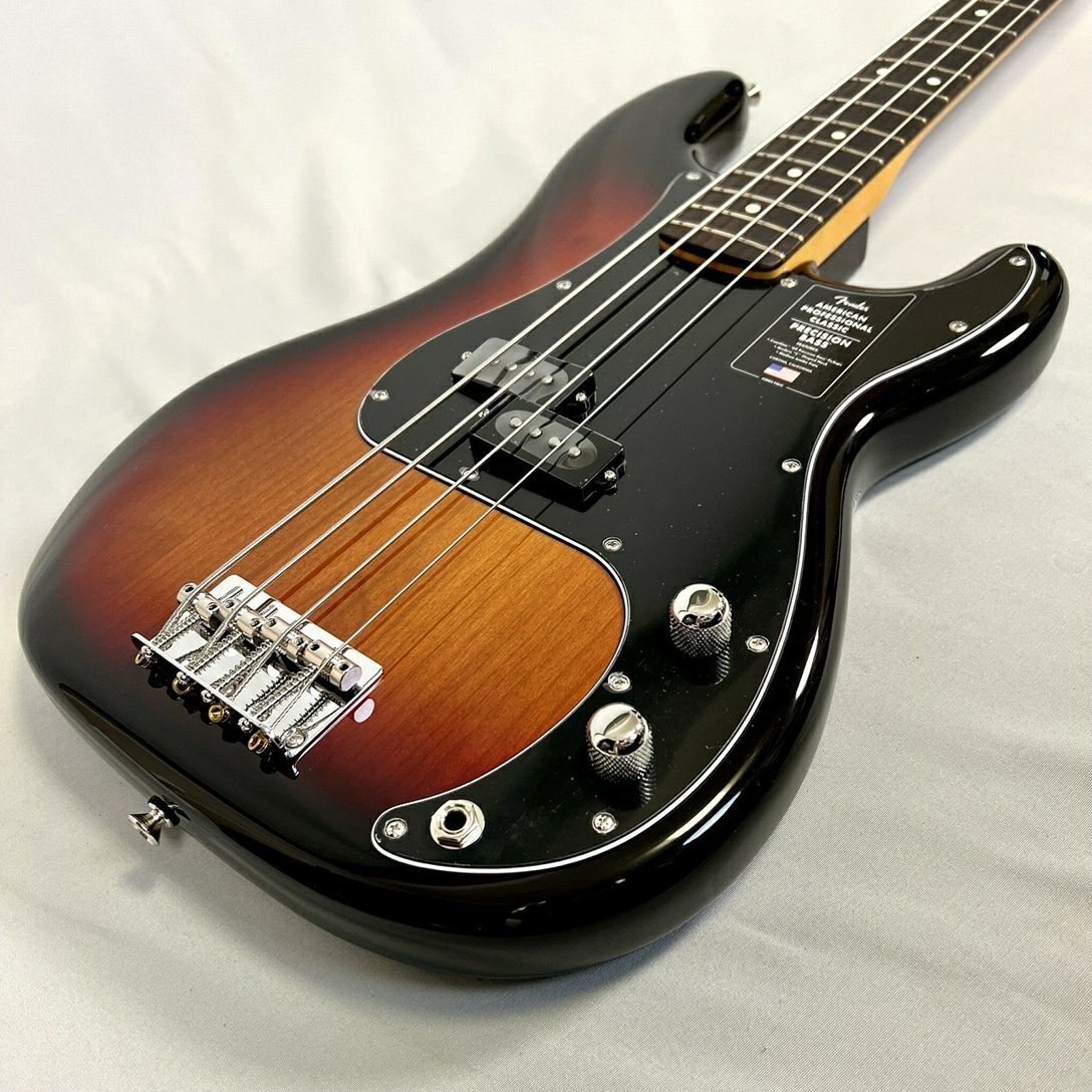 Fender American Professional Classic Precision Bass®, Rosewood Fingerboard, 3-Color Sunburst